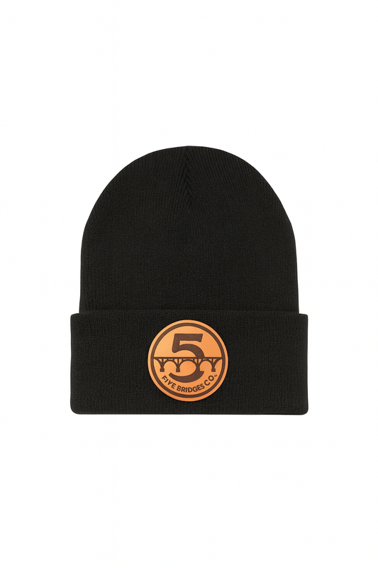 Five Bridges Co. Classic Black Beanie