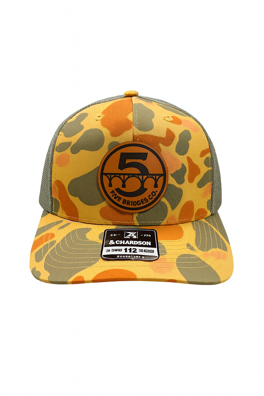 Five Bridges Co. – Golden Camo Performance Trucker