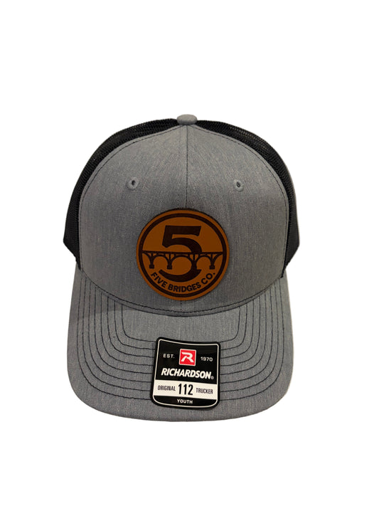 Five Bridges Co.™ Youth Richardson 112 – Gray/Black Trucker