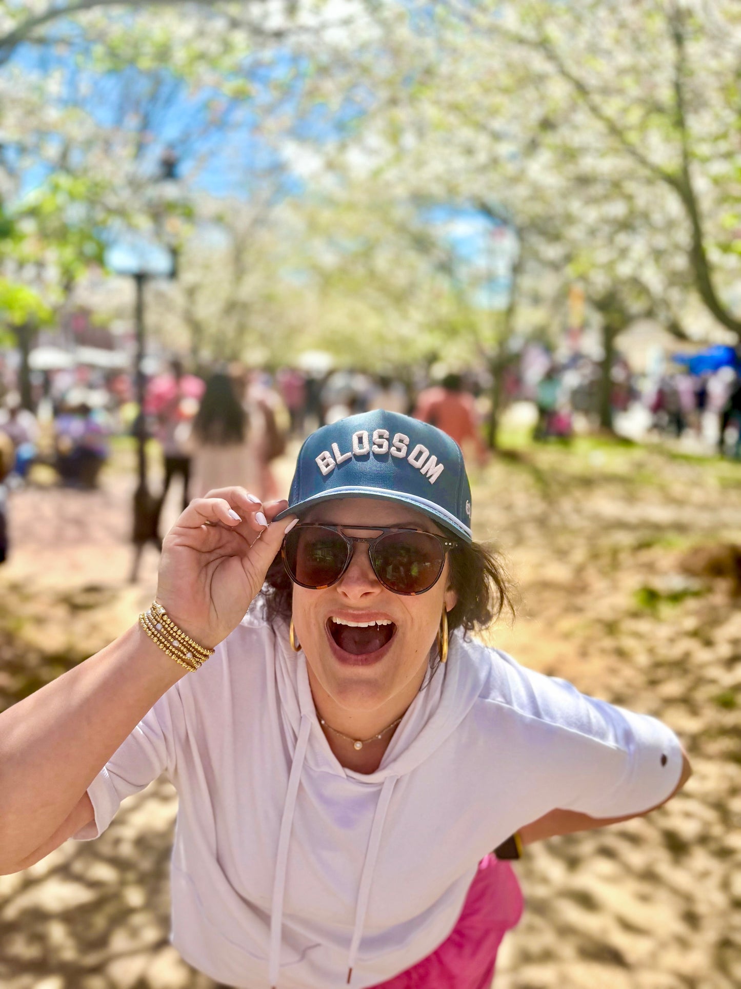 Five Bridges Cherry Blossom Performance Hat