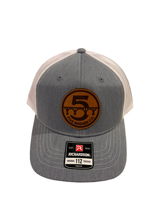 Five Bridges Co.™ Youth Richardson 112 – Heather Gray & White Trucker