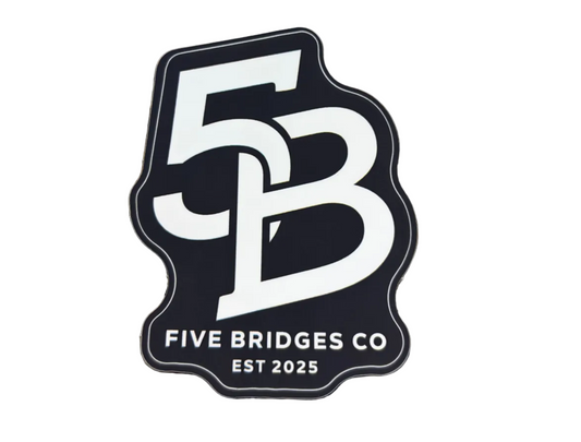 Five Bridges Co.™ 5B Logo Vinyl Decal