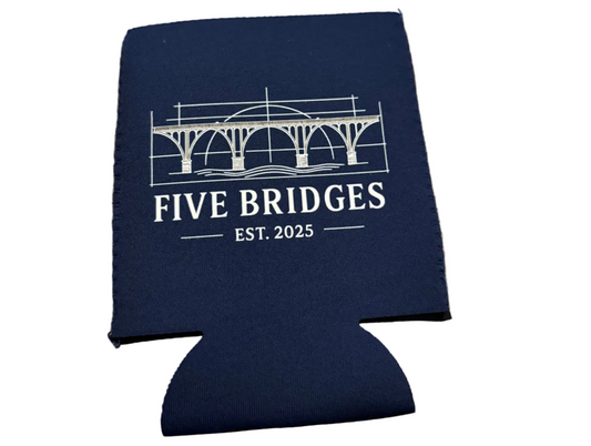 Five Bridges Co.™ Blueprint Bridge Can Koozie